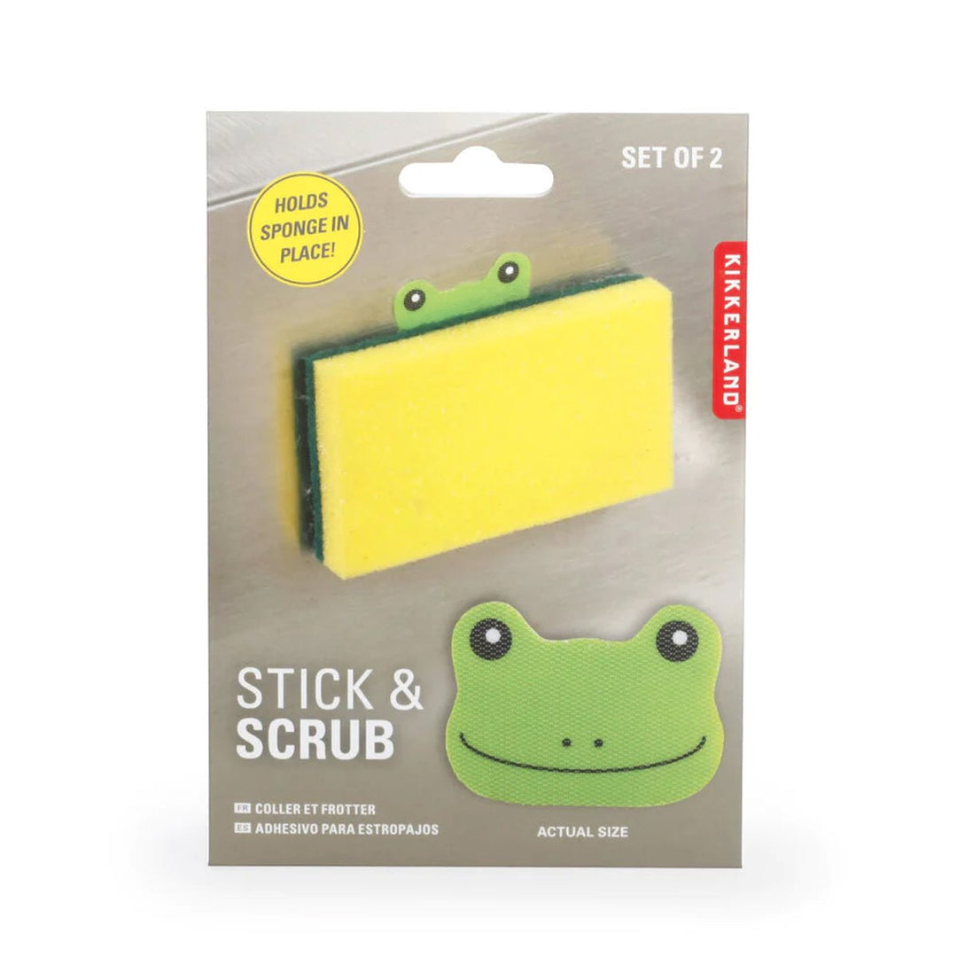 Stick &amp; Scrub Frog - Lockwood Shop - Kikkerland