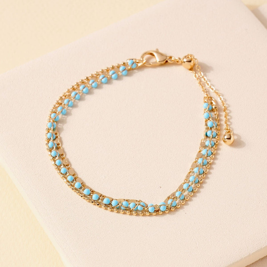 Stone Beaded Bracelet - Lockwood Shop - Avenue Zoe