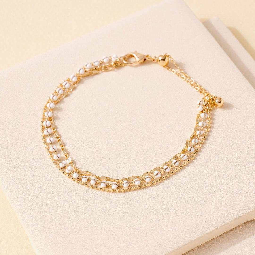 Stone Beaded Bracelet - Lockwood Shop - Avenue Zoe