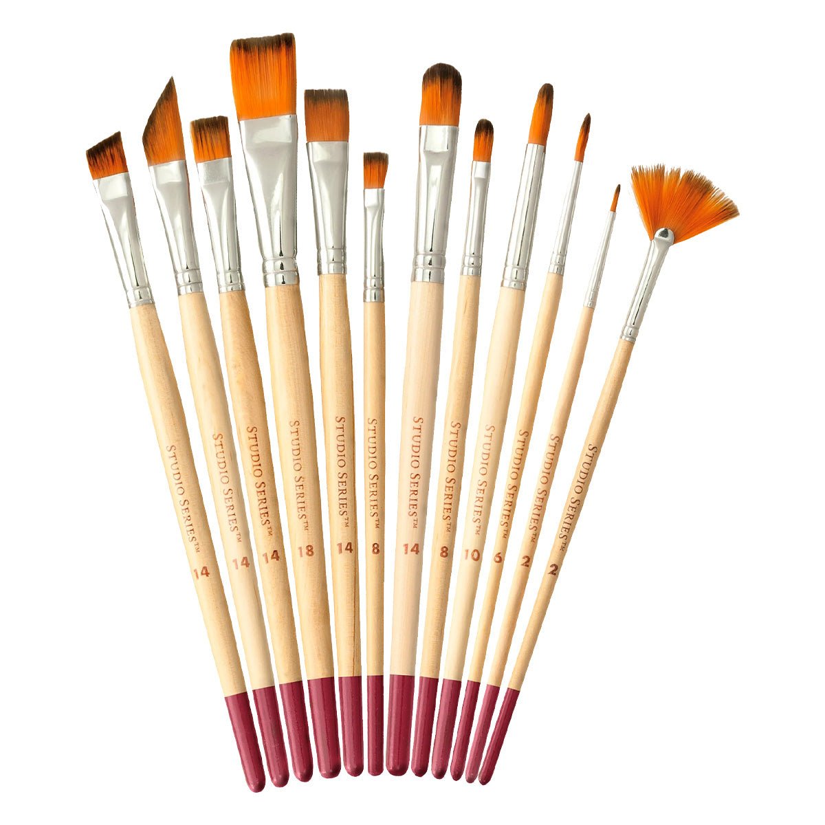 Studio Series Artist's Brush Set - Lockwood Shop - Peter Pauper Press
