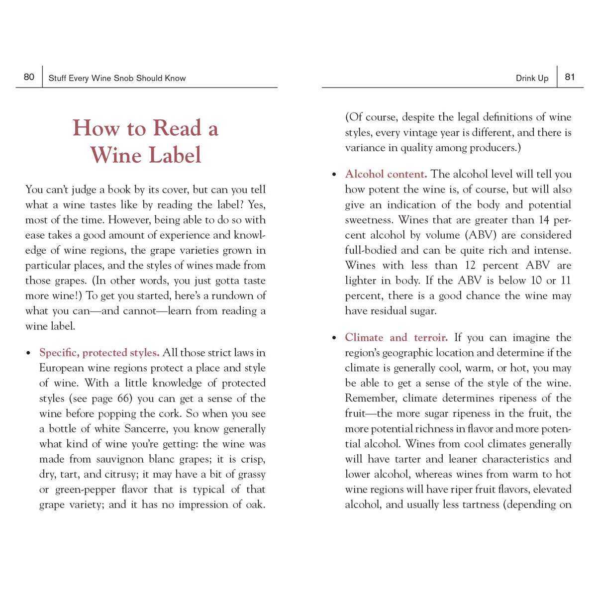 Stuff Every Wine Snob Should Know - Lockwood Shop - Penguin Random House