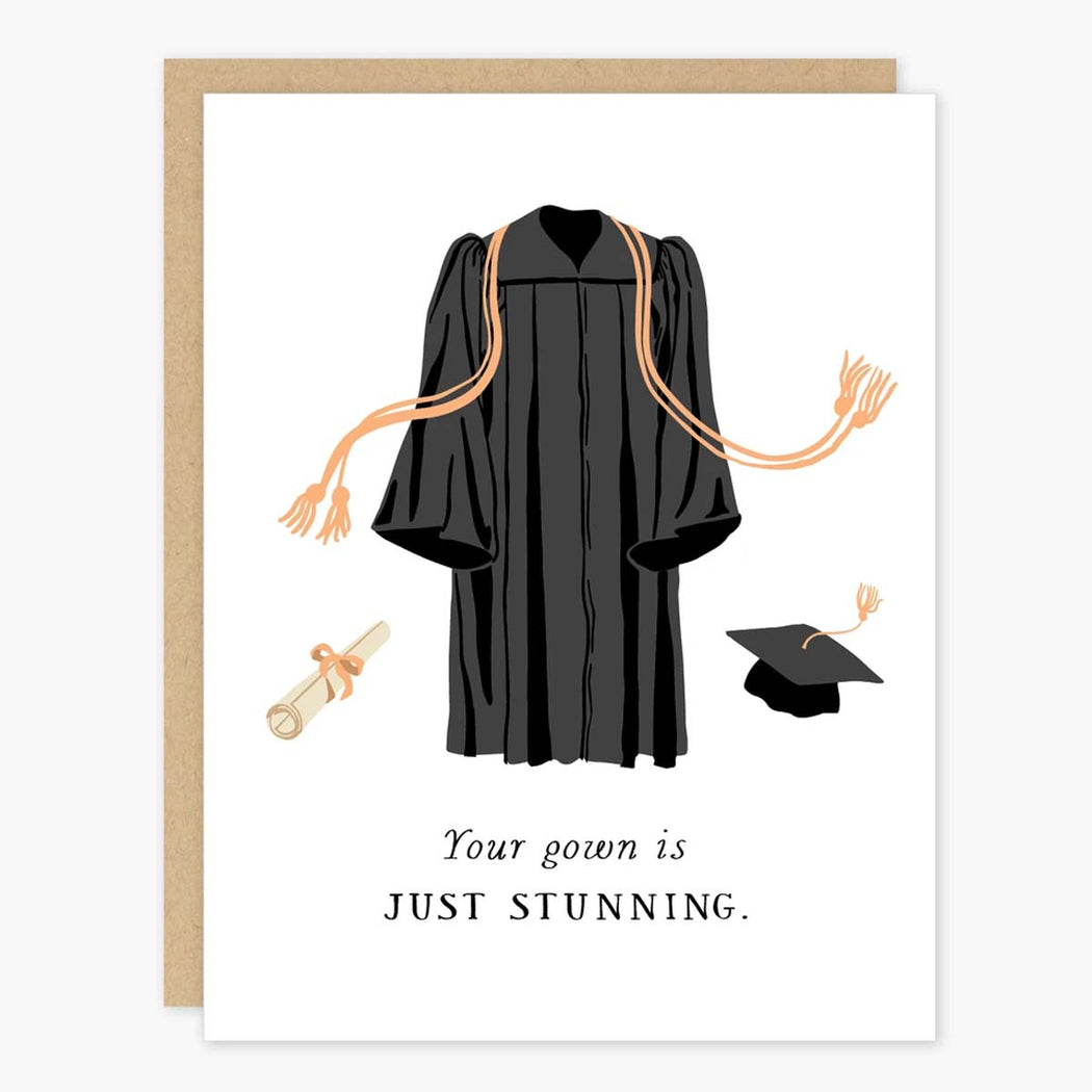 Stunning Gown Graduation Card - Lockwood Shop - Party Of One