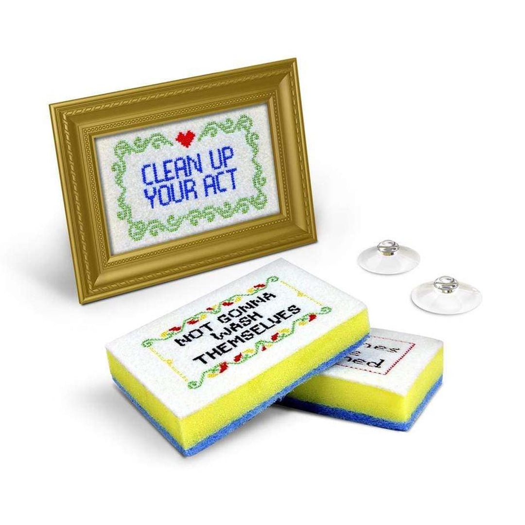 Subversive Sponges w/ Frame Set - Lockwood Shop - Fred &amp; Friends