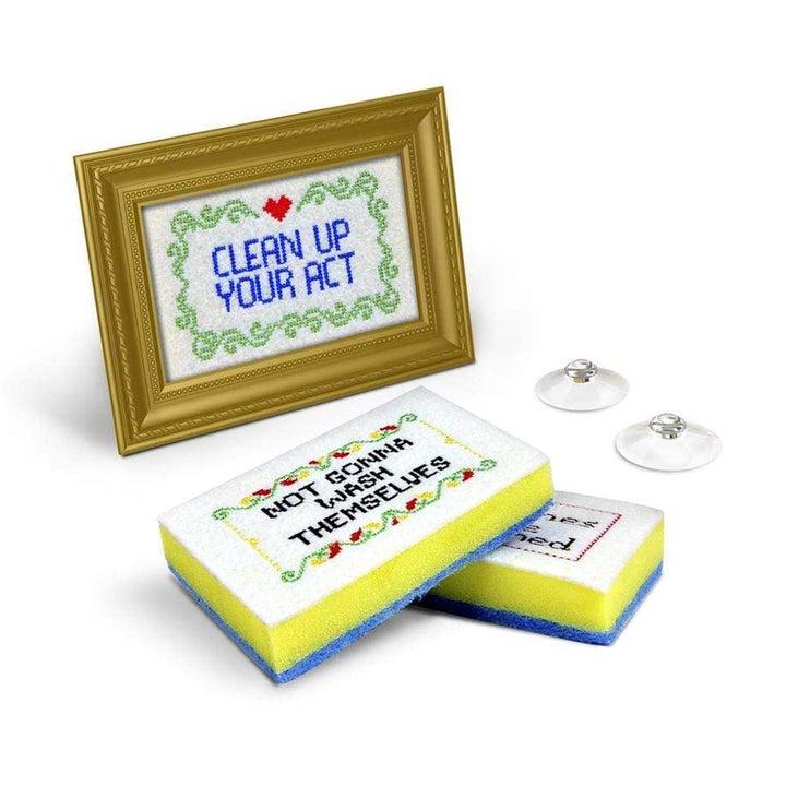 Subversive Sponges w/ Frame Set - Lockwood Shop - Fred &amp; Friends