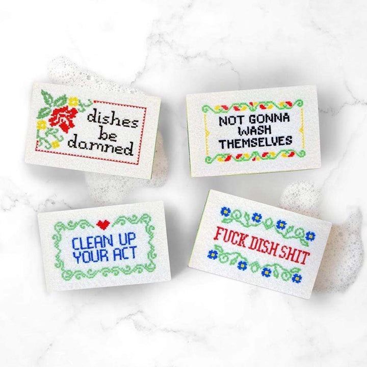 Subversive Sponges w/ Frame Set - Lockwood Shop - Fred &amp; Friends