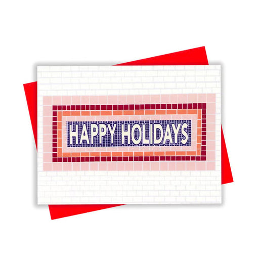 Subway Tile Holidays - Box of 8 Cards - Lockwood Shop - XOU