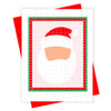 Subway Tile Santa Greeting Card - Lockwood Shop - XOU