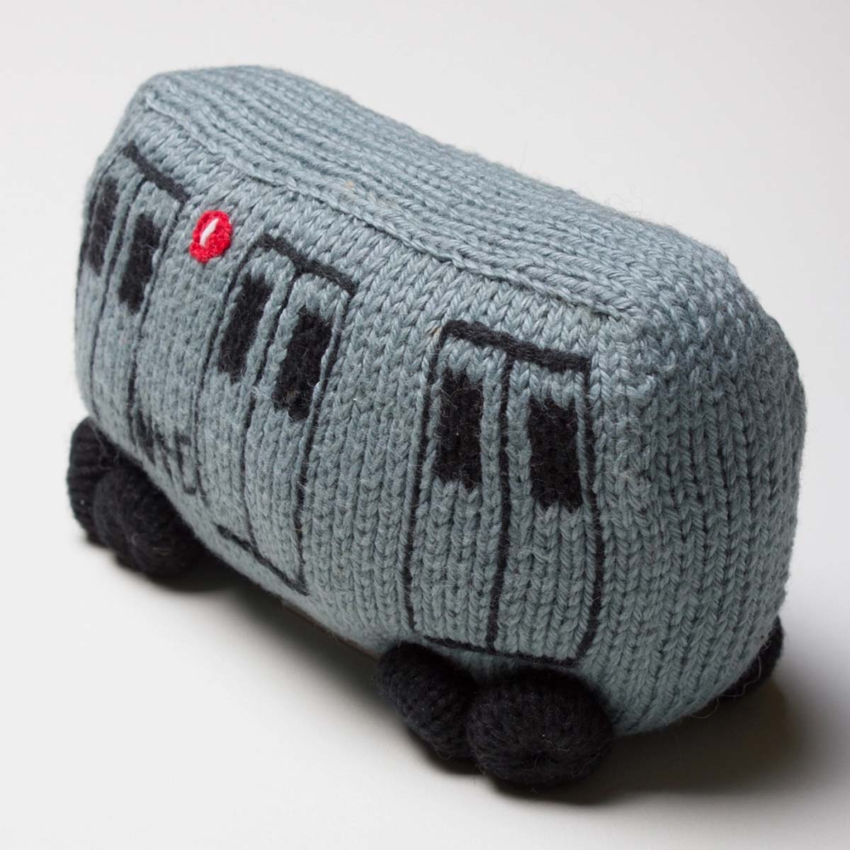 Subway Train Car Soft Knit Rattle - Lockwood Shop - Estella
