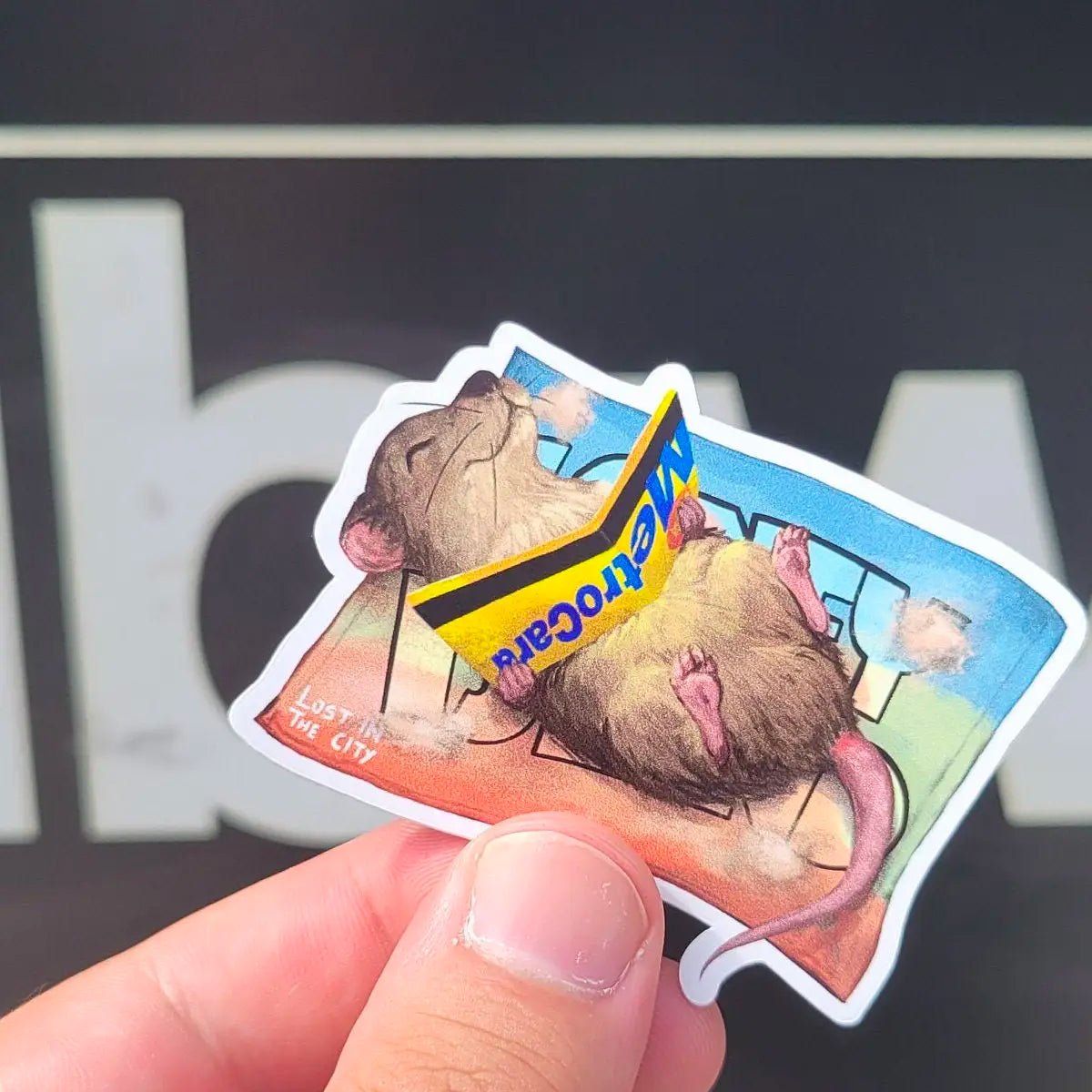 Summer Rat Sticker - Lockwood Shop - Santi of All Trades