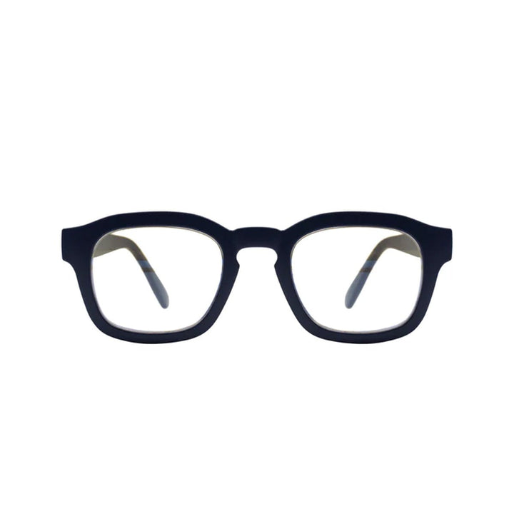 Sy Blue Light Blocker Glasses - Matte Navy - Lockwood Shop - Gabriel + Simone