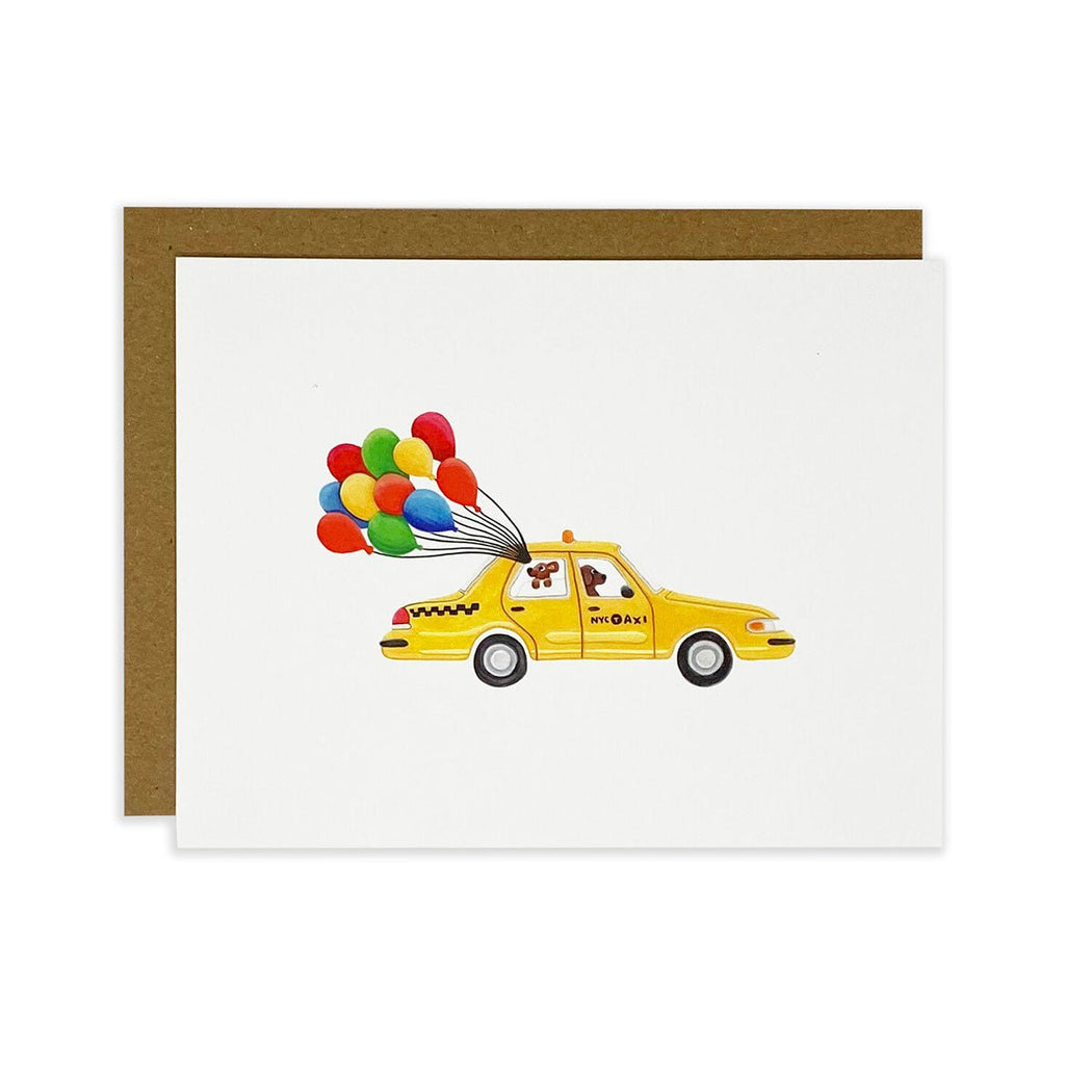 Taxi Cab Greeting Card - Lockwood Shop - Little Design Shoppe & Creative Co
