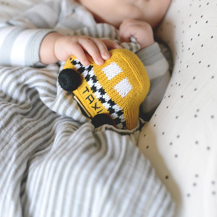 Taxi Soft Knit Rattle - Lockwood Shop - Estella