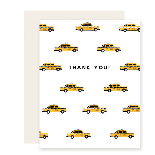 Taxi Thank You Card - Lockwood Shop - Slightly Stationery