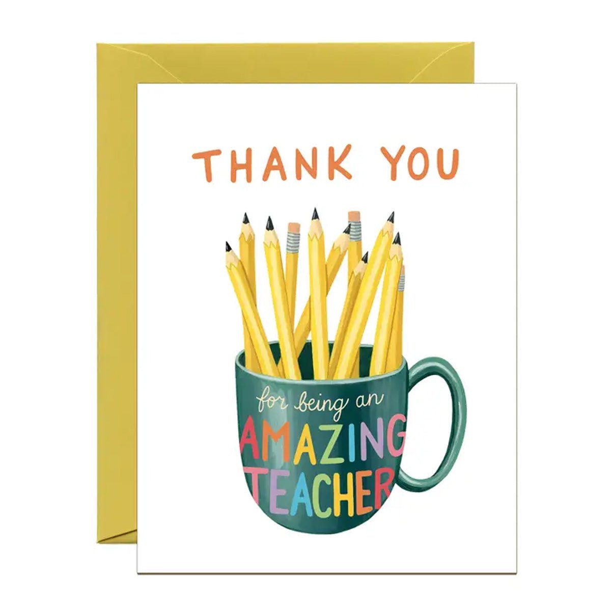 Teacher Mug Greeting Card - Lockwood Shop - Yeppie Paper
