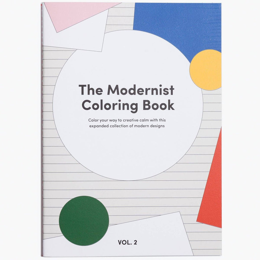 The Modernist Coloring Book Vol. 2 - Lockwood Shop - Poketo