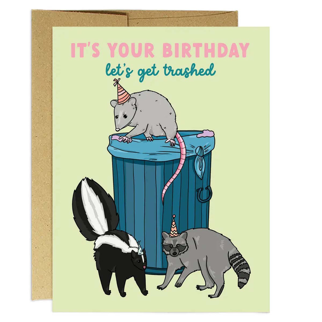 Trashed Birthday Card - Lockwood Shop - Party Mountain Paper