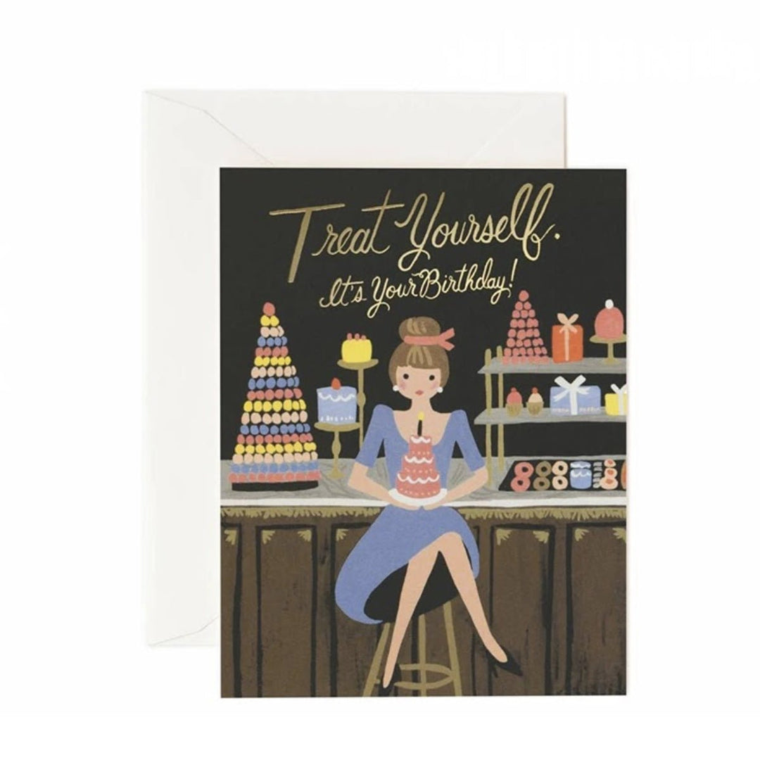 Treat Yourself Birthday Greeting Card - Lockwood Shop - Rifle