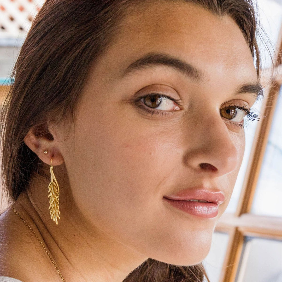 Tropical Flower Drop Earrings - Lockwood Shop - Amano