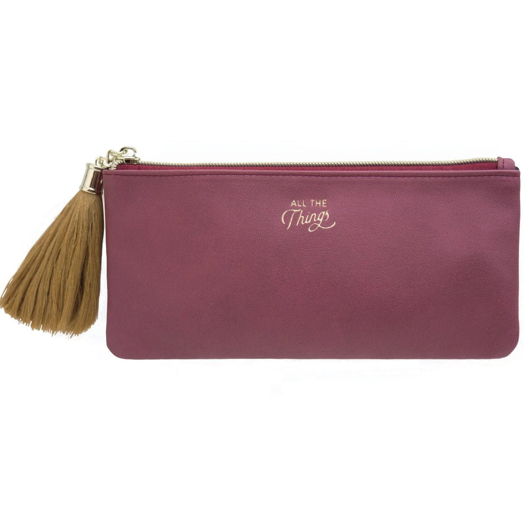 Vegan Leather Pencil Pouch - Lockwood Shop - Designworks Inc