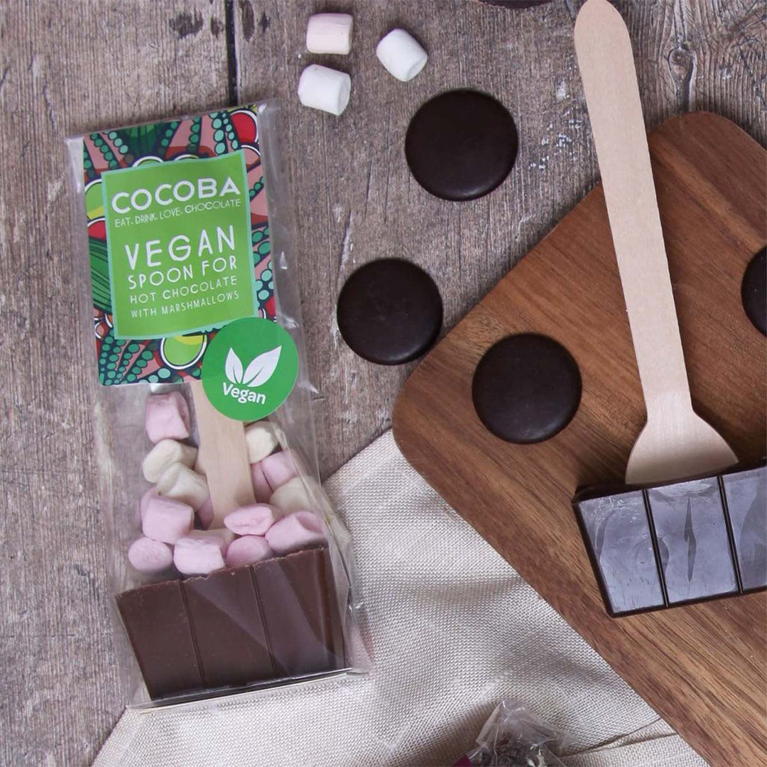 Vegan Marshmallow Milk Chocolate Hot Chocolate Spoon - Lockwood Shop - Cocoba