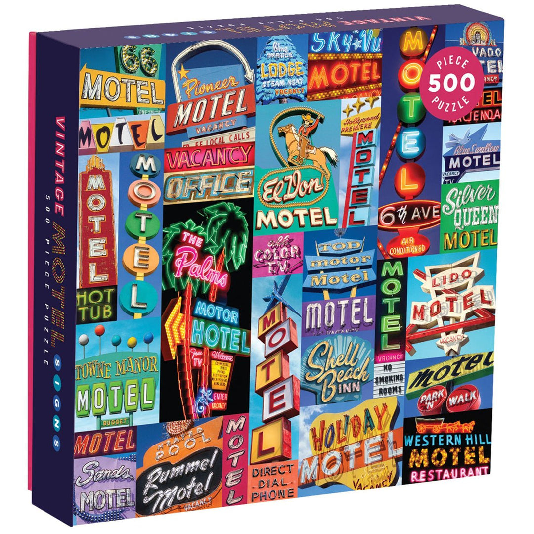 Vintage Motel Signs Puzzle - Lockwood Shop - Chronicle