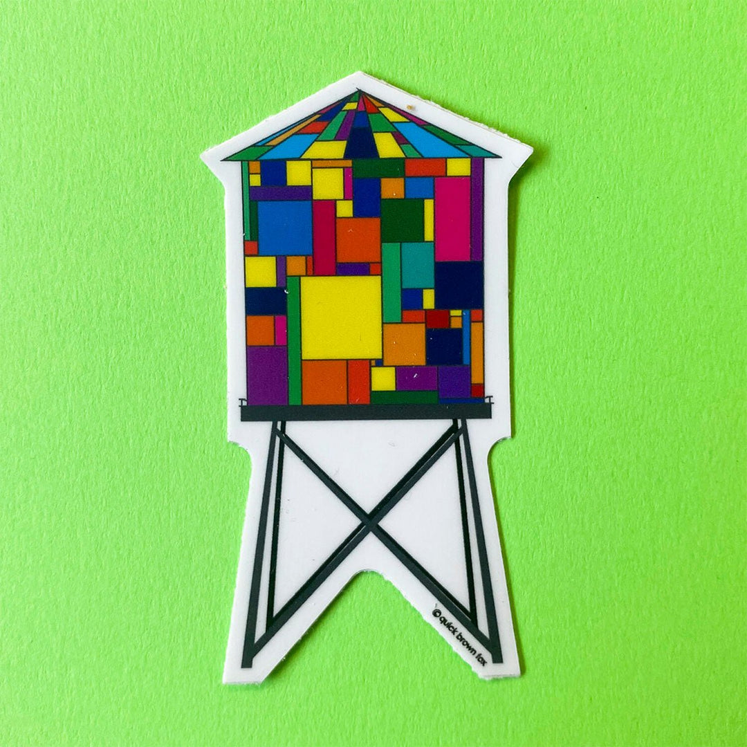 Water Tower Sticker - Lockwood Shop - Quick Brown Fox