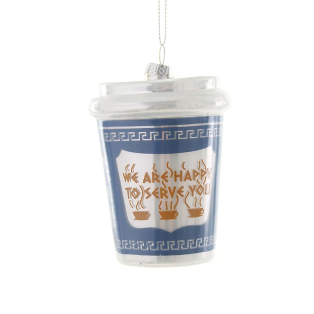 We Are Happy To Serve You Glass Ornament - Lockwood Shop - Cody Foster & Co.