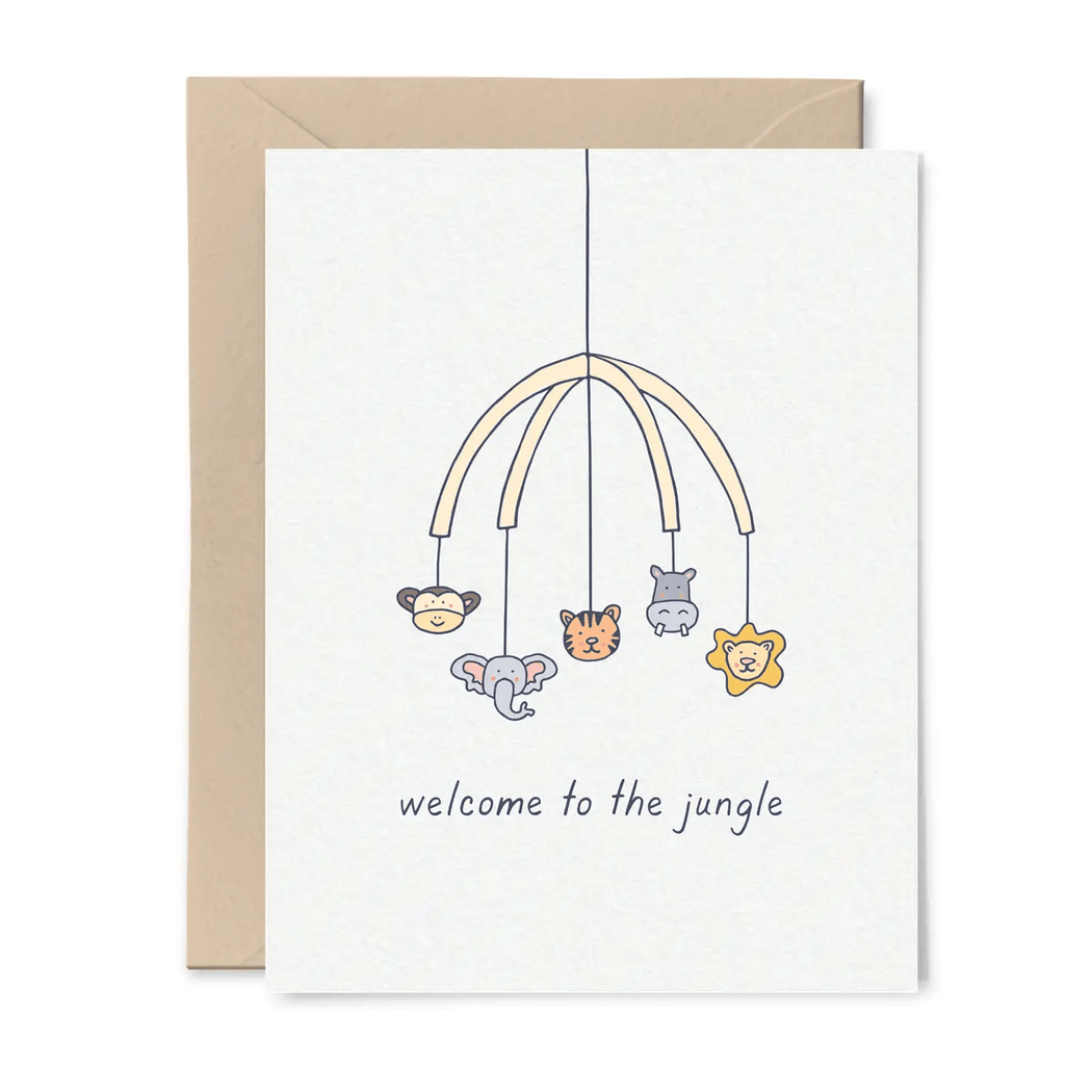 Welcome to the Jungle Greeting Card - Lockwood Shop - Little Goat Paper Co