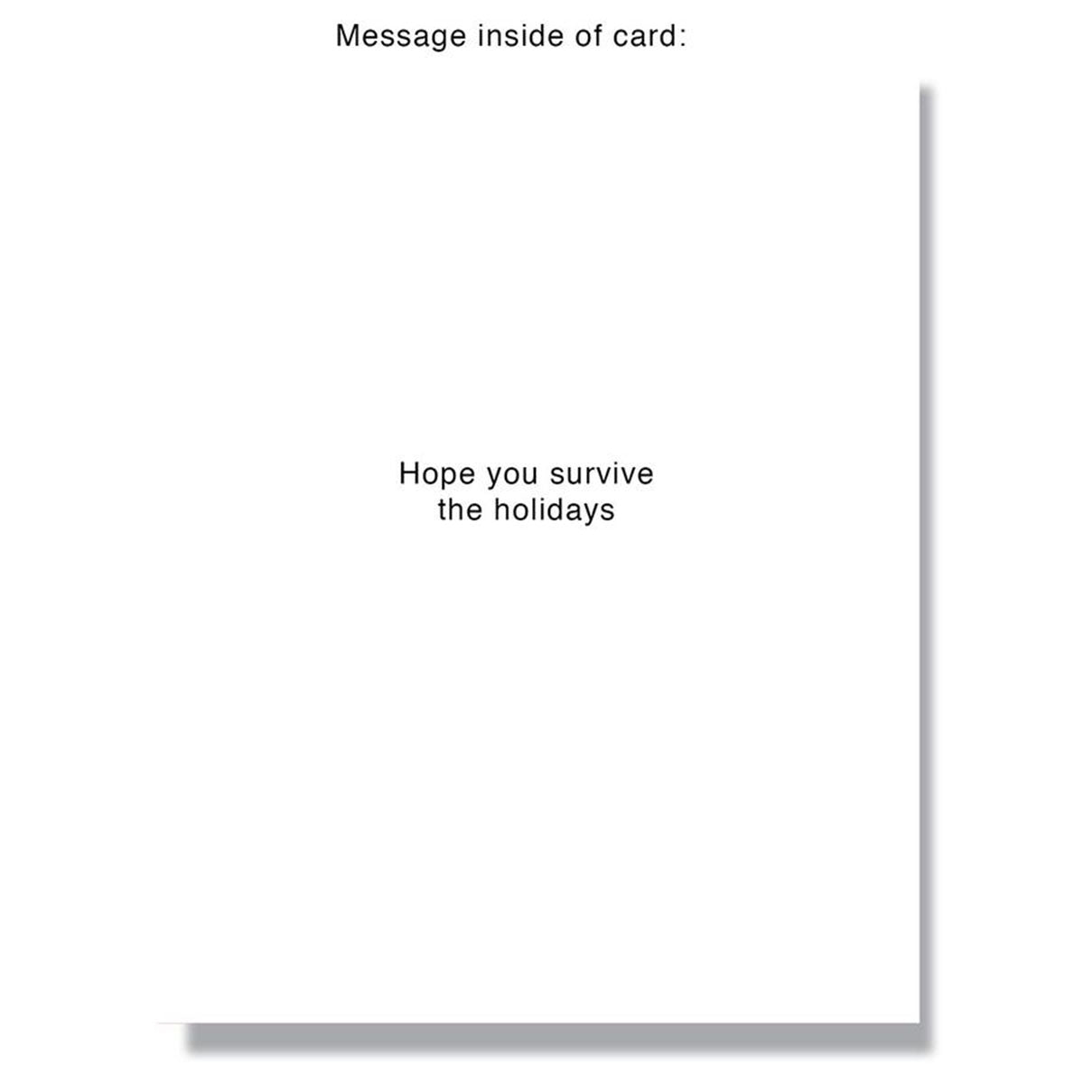 When You're Sleeping Creepy Santa Card - Lockwood Shop - Smitten Kitten
