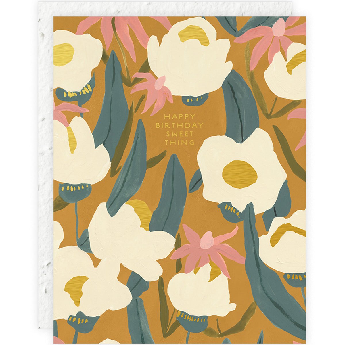 White Garden Flowers Plantable Birthday Card - Lockwood Shop - Seedlings