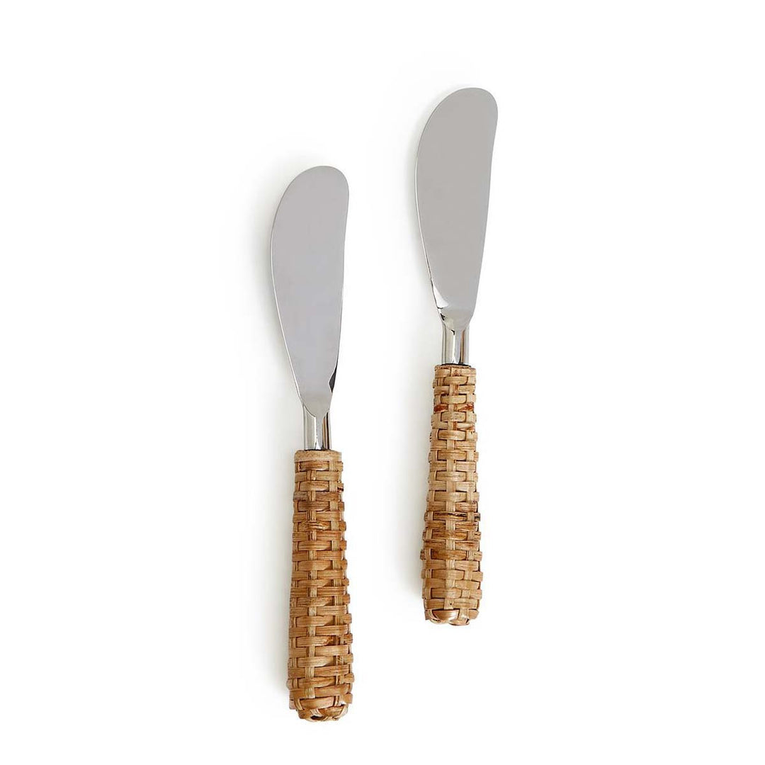 Wicker Weave Spreaders - Lockwood Shop - Twos Company
