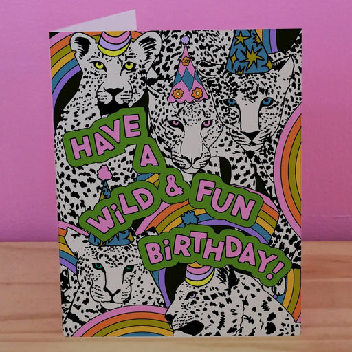 Wild N Fun Birthday Greeting Card - Lockwood Shop - Ash & Chess