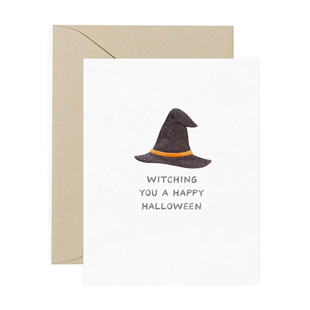 Witchy Halloween Greeting Card - Lockwood Shop - Amy Zhang