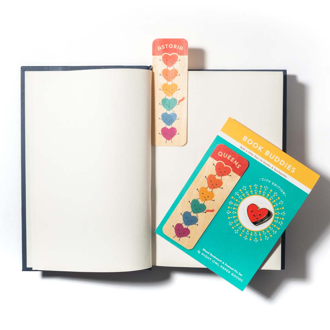 Wood Mini Bookmark - Lockwood Shop - Night Owl Paper Goods