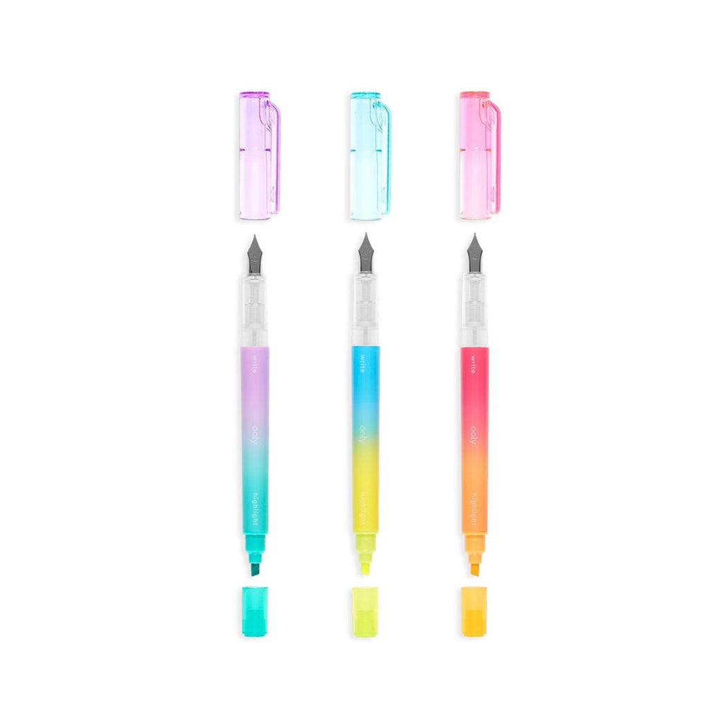 Color Write Fountain Pens - Set of 8 - OOLY