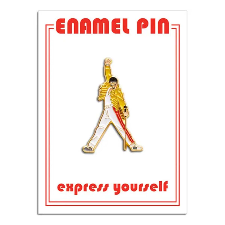 Yellow Suit Freddie Mercury Pin - Lockwood Shop - The Found