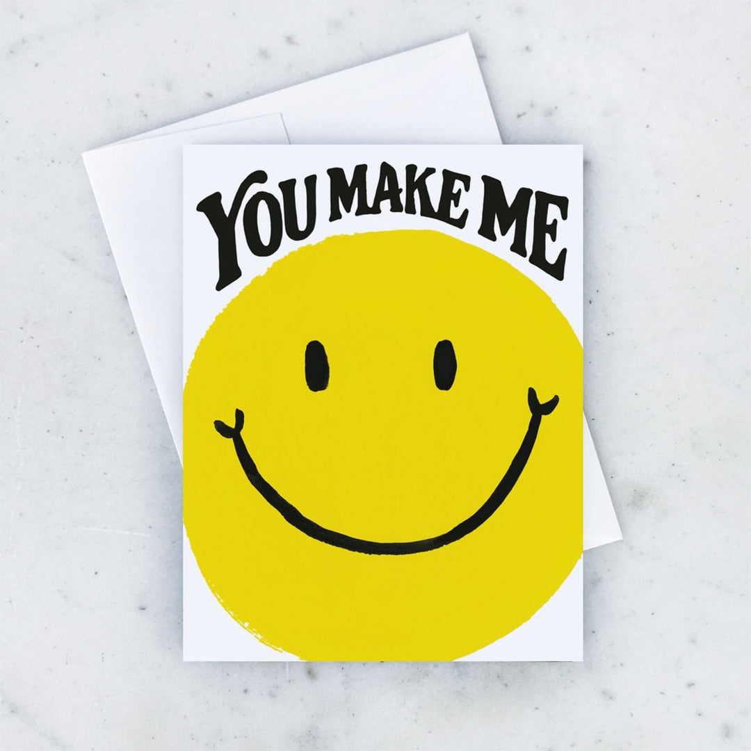 You Make Me Smile Greeting Card - Lockwood Shop - Idlewild Co